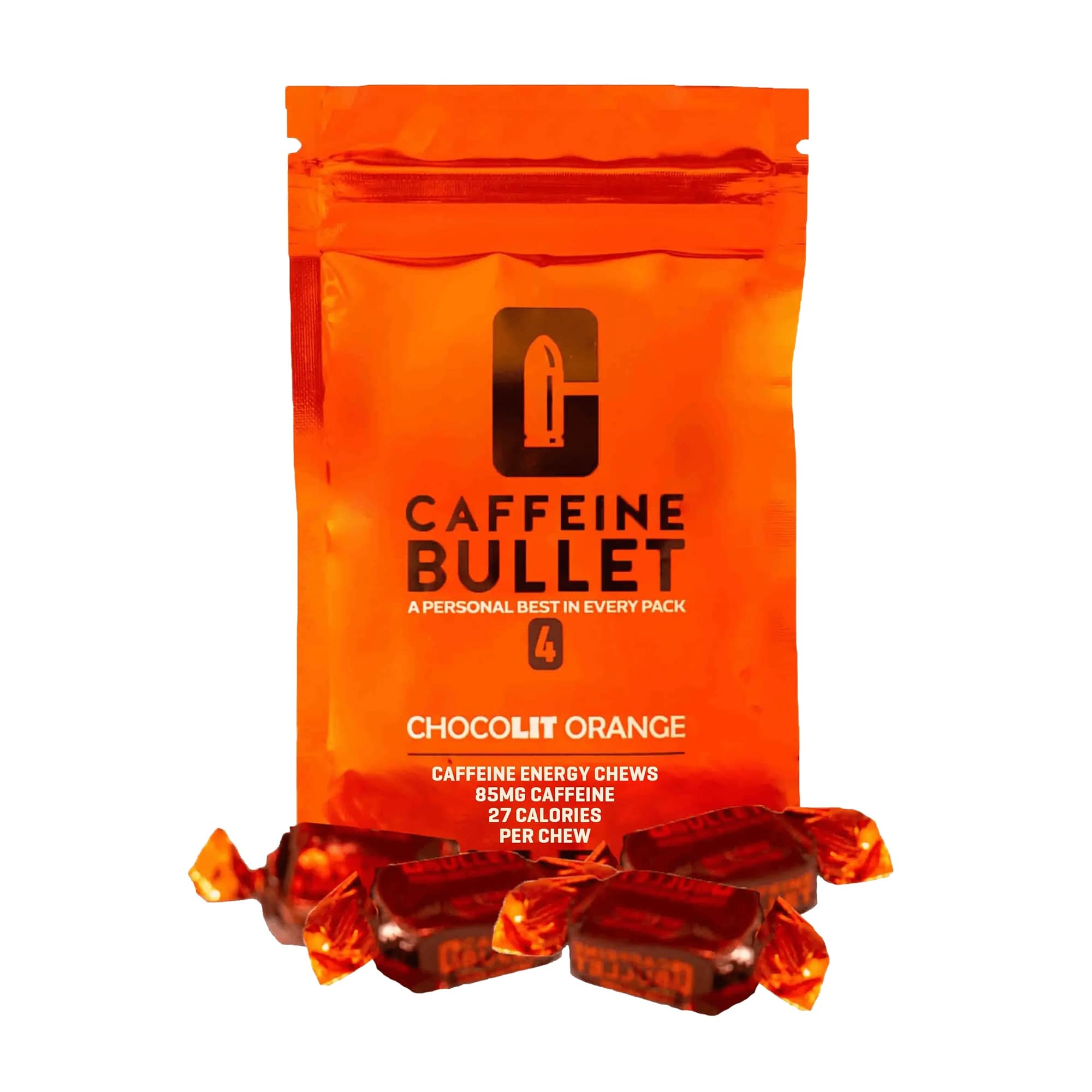 Chocolate Orange Energy Chew - 85mg of Caffeine to Improve Endurance